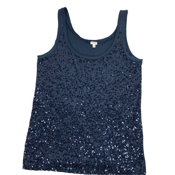 J. Crew Sequin Tank Top size Small - Picture 1 of 4